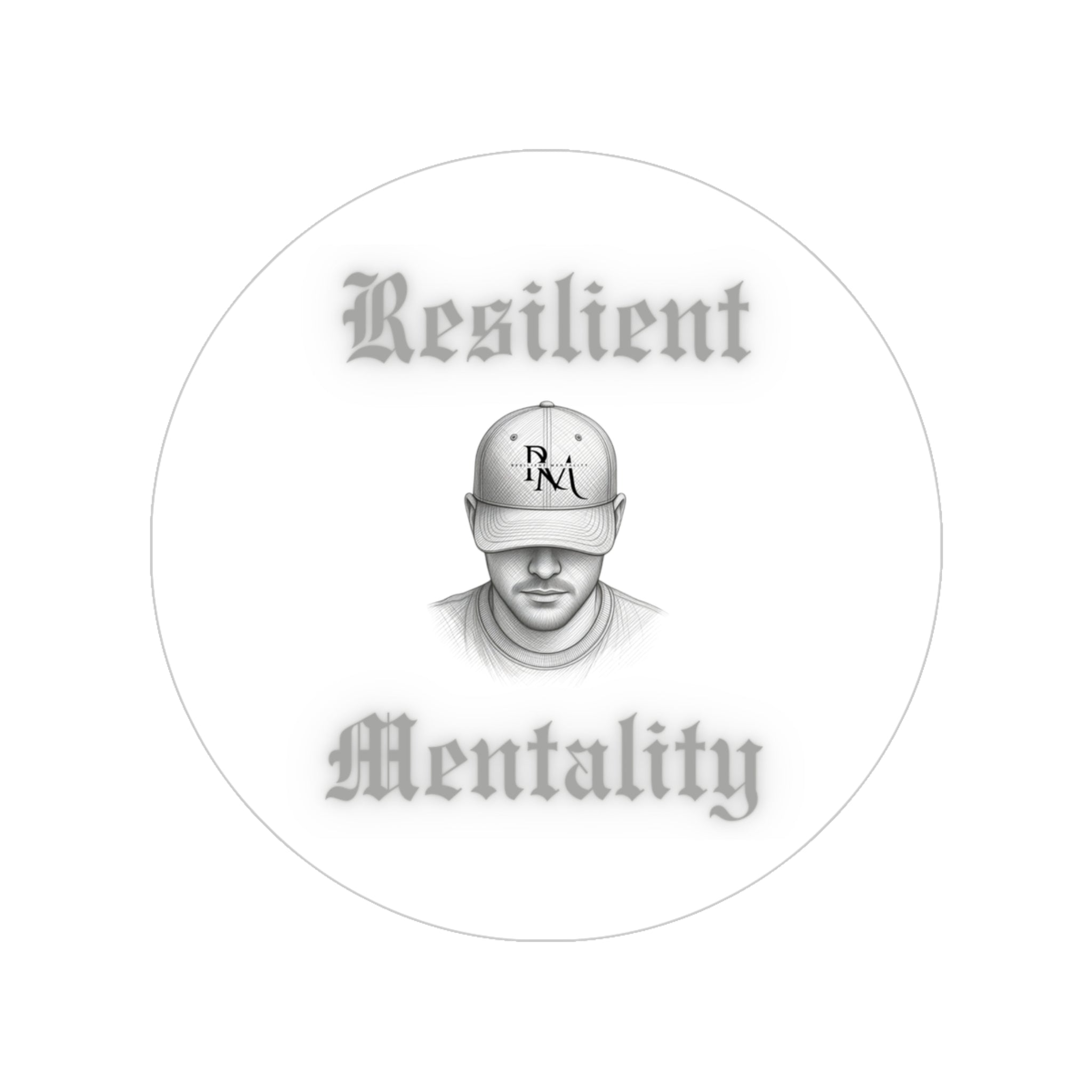 Resilient Mentality Outdoor Sticker Transparent