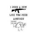 Funny Taco & Rifle Kiss-Cut Sticker