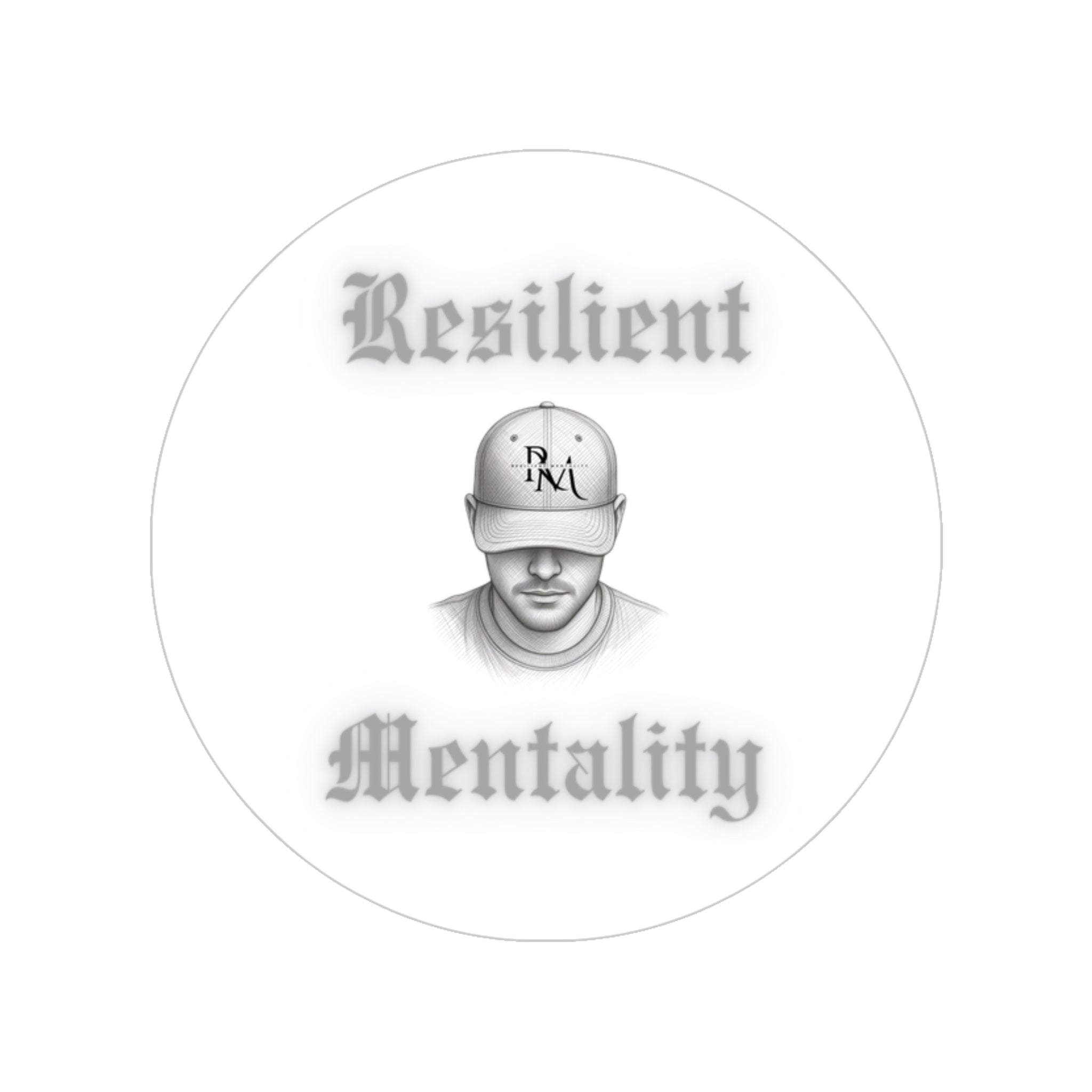 Resilient Mentality Outdoor Sticker Transparent