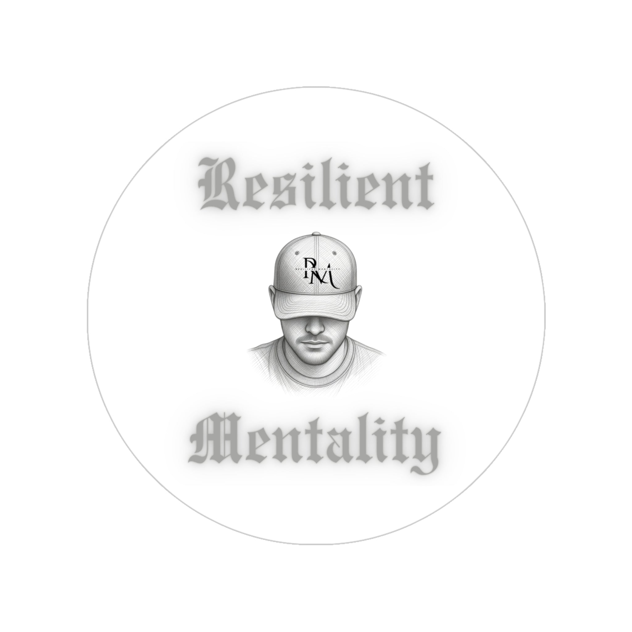 Resilient Mentality Outdoor Sticker Transparent